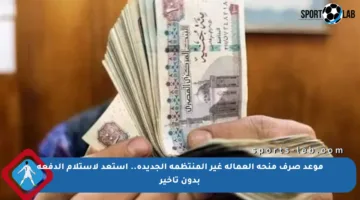 موعد صرف منحة العمالة غير المنتظمة الجديدة.. استعد لاستلام الدفعة بدون تأخير